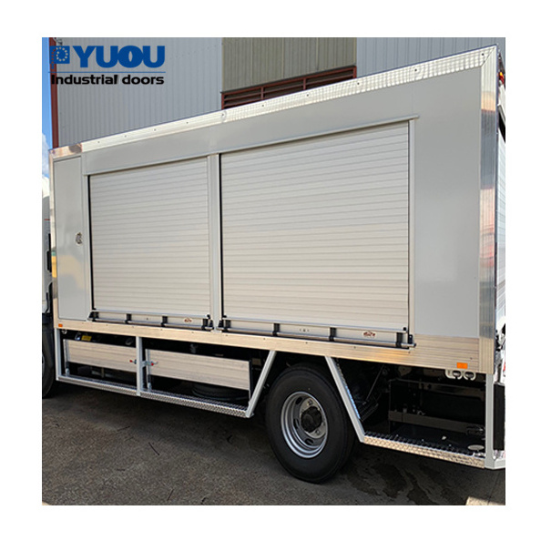 Fire Engines Rescue Truck Electric Aluminum Alloy Roll Up Doors Truck Roller Shutter Doors