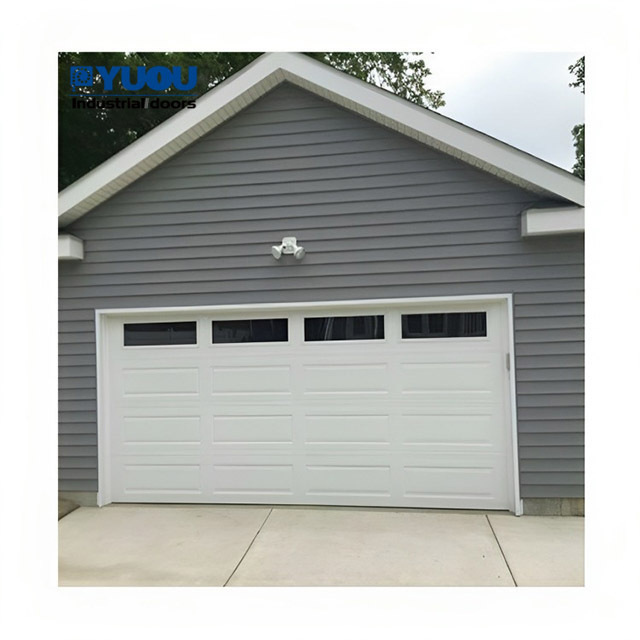 Smart House Villa Exterior Steel Panel Sectional Insulating 9x9 Garage Door