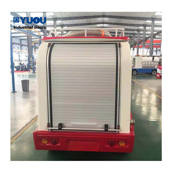 un-theft aluminum fire truck roller shutter roll up door