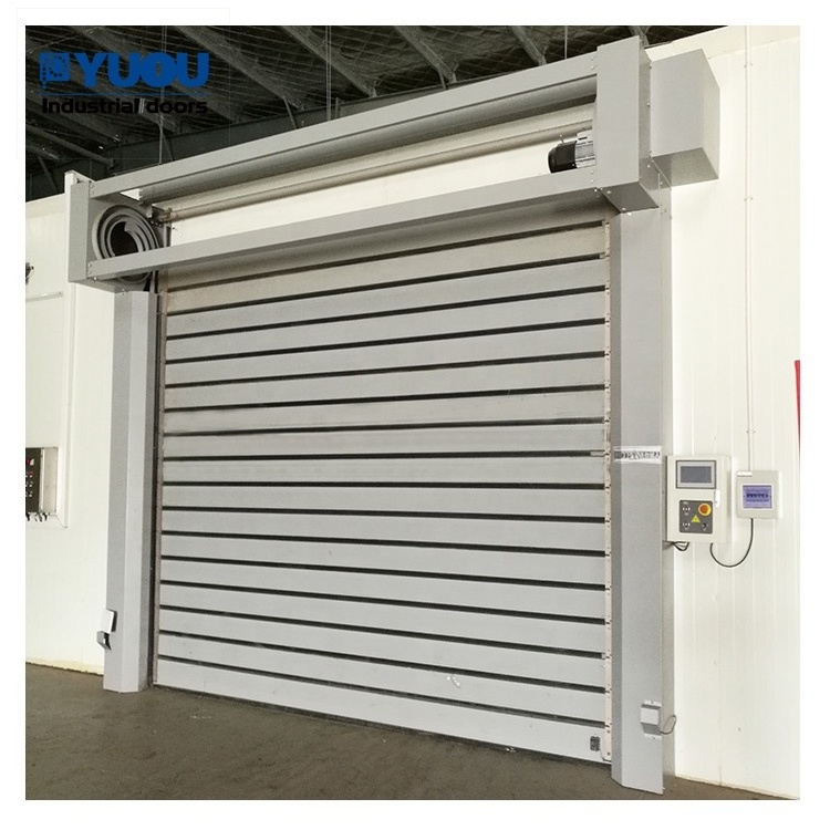 Automatic Exterior Commercial spiral overhead Aluminum Spiral High Speed Rolling Door