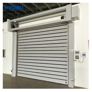 Automatic Exterior Commercial spiral overhead Aluminum Spiral High Speed Rolling Door