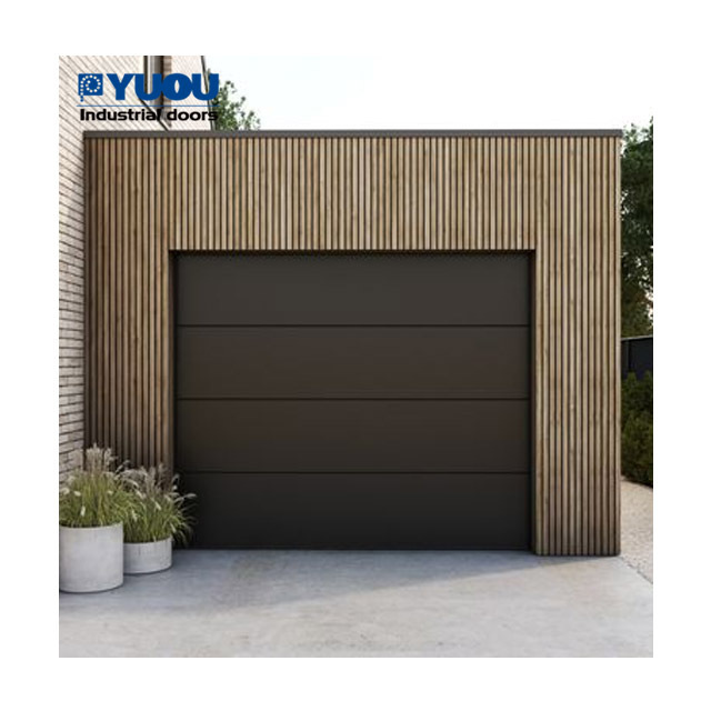 overhead vertical folding 9x7 glass back garage door panel