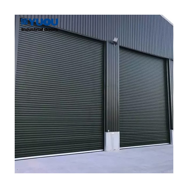 Colorful and Strong Roller Shutter Durable Vertical Roll Down Hurricane roll up Garage Doors