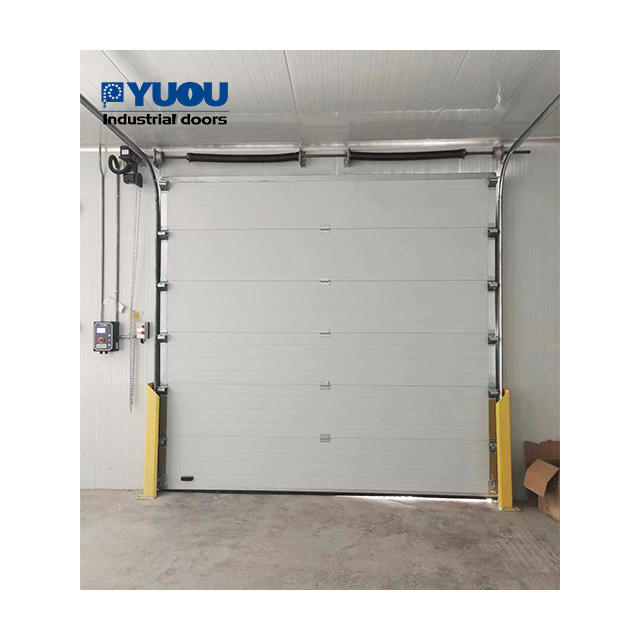 Industrial Warehouse Overhead Thermal Insulated Vertical Lifting Metal Loading Dock Sectional Steel Doors