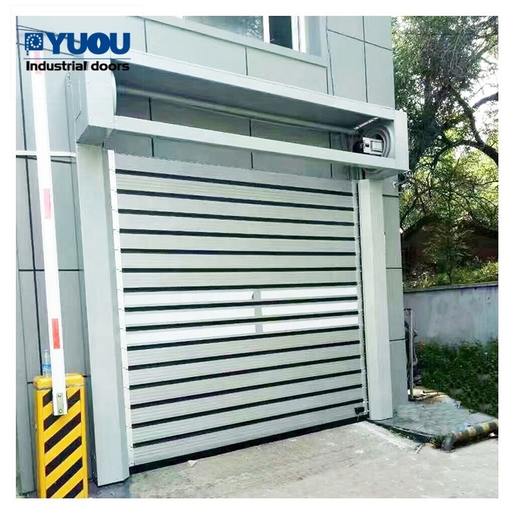 Automatic Exterior Commercial spiral overhead Aluminum Spiral High Speed Rolling Door