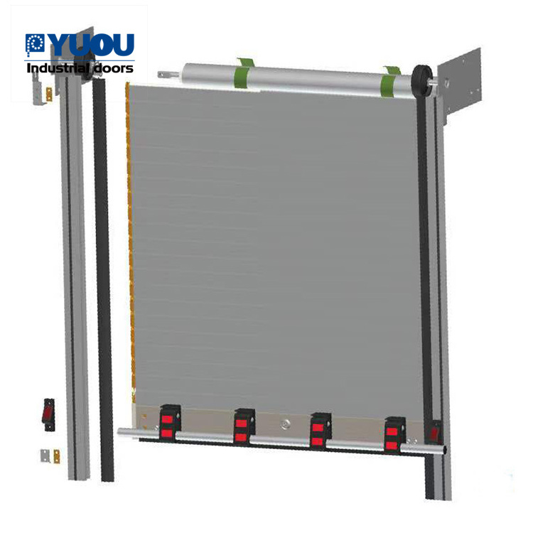 un-theft aluminum fire truck roller shutter roll up door