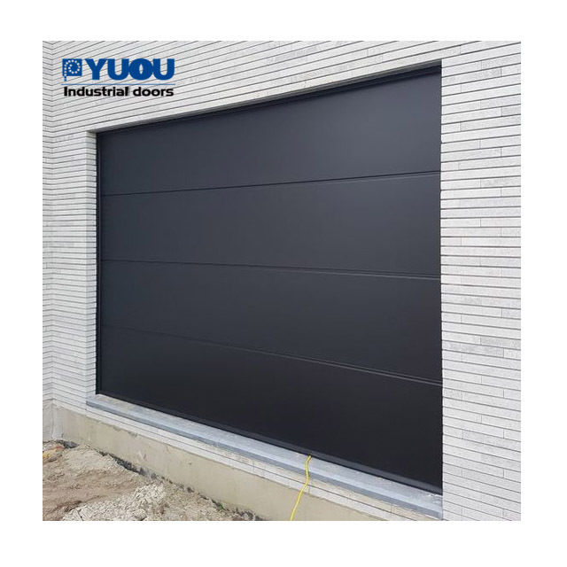 wholesale residential vertical bifold  transparent garage gate door