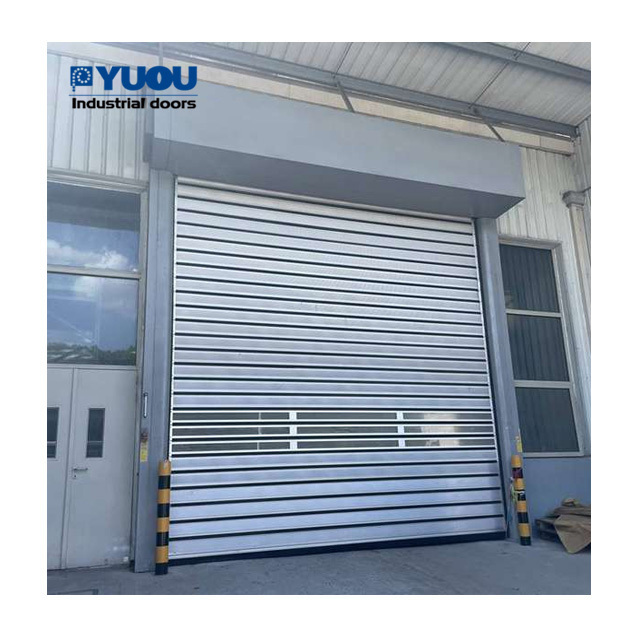 Direct selling electric remote control roller shutter  Aluminium alloy fast lift anti-theft door