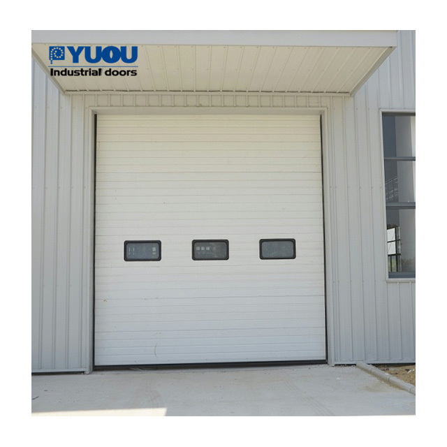 Automatic Industrial insulated Galvanized Steel Spiral warehouse dock Door