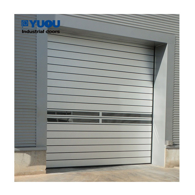 Direct selling electric remote control roller shutter  Aluminium alloy fast lift anti-theft door