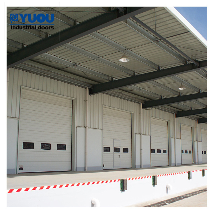 China Manufacturer Industrial Overhead Industrial  Garage Automatic Warehouse Vertical lifting Sliding Sectional Gate/Doors