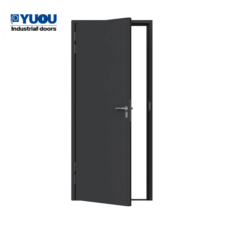 Hotel Apartment Double Leaf Safety Fire Rates Steel Cleanroom Door With Swing