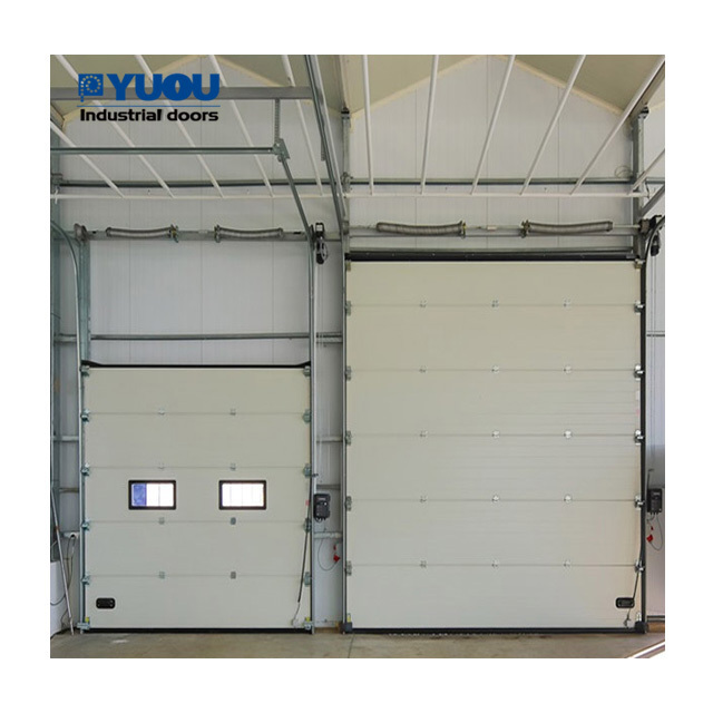 Automatic Industrial insulated Galvanized Steel Spiral warehouse dock Door