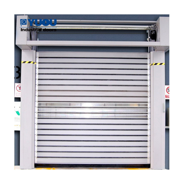 Direct selling electric remote control roller shutter  Aluminium alloy fast lift anti-theft door