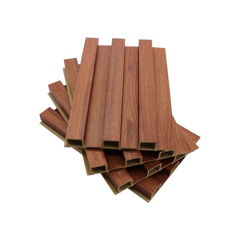 China Supplier Co-extrusion Wooden Grain Waterproof PVC WPC Great Wall Panel Boards for Ceiling