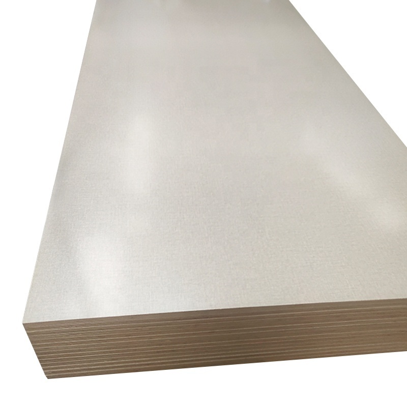 Decorative 3mm 16mm 18mm Double Sided White Melamine Plywood Panel