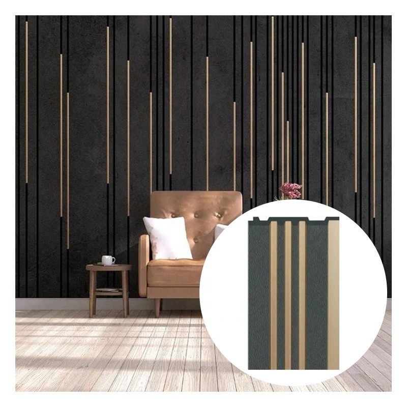 New Wainscoting Easy Install Indoor Fluted Wall Panel PS Decorative Wall Panel