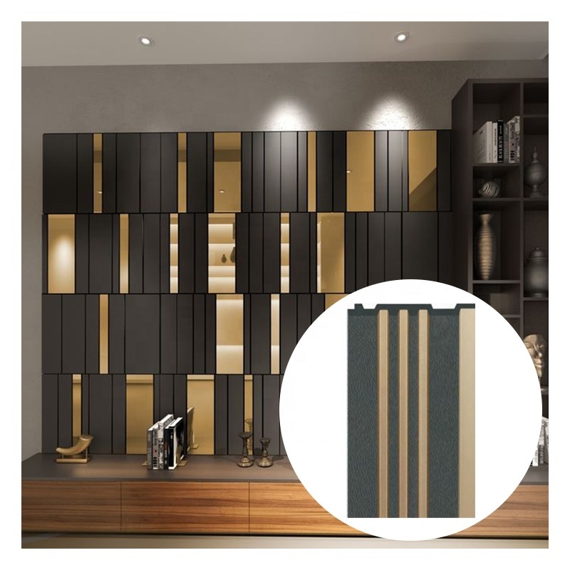 New Wainscoting Easy Install Indoor Fluted Wall Panel PS Decorative Wall Panel