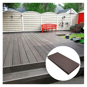 Co-extrusion Waterproof WPC Hollow Decking Floor WPC Temporary Floor Covering