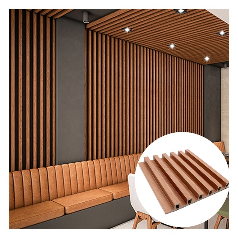 Eco-Friendly Waterproof Wood Plastic Composite 3D PVC WPC Wall Paneling Plank