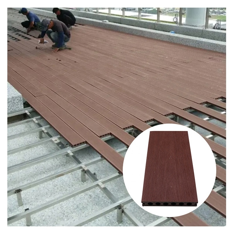 Waterproof Hollow WPC Temporary Floor Covering Decking