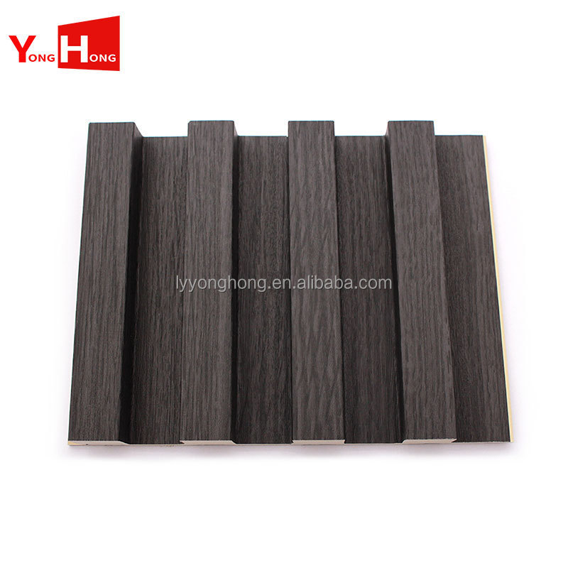 Hot selling decorative wooden interior wood plastic wall groove decorative panels