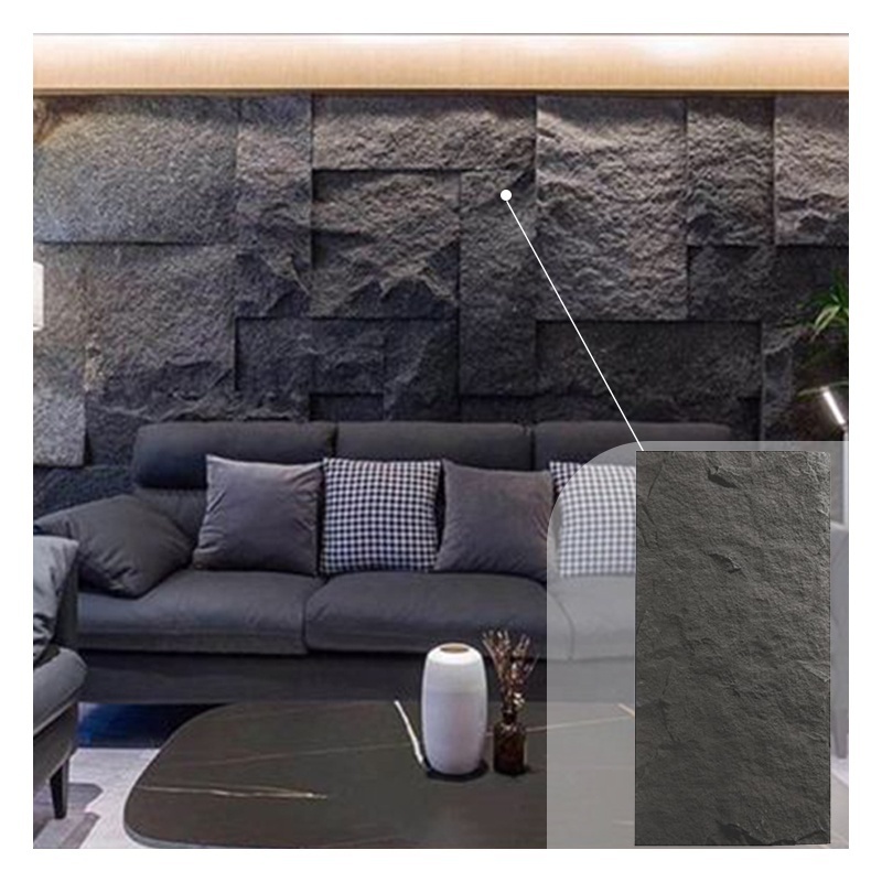 Flexible Stone Panel Faux Rock Stone Wall Panel Wall Sticker Wallpaper for Decorative Use Trendy Accents PU Stone