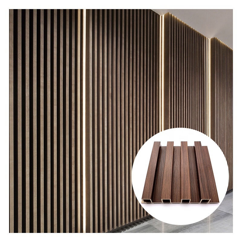 Eco-Friendly Waterproof Wood Plastic Composite 3D PVC WPC Wall Paneling Plank