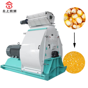 Straw corn crusher sorghum straw grain feed vertical piece grinder