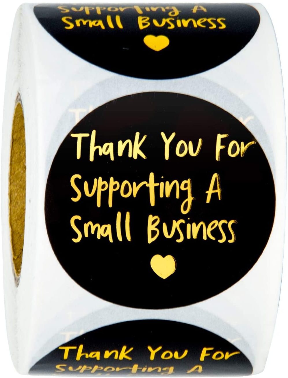 Custom Thank you for supporting my small business sticker thank you cards stickers