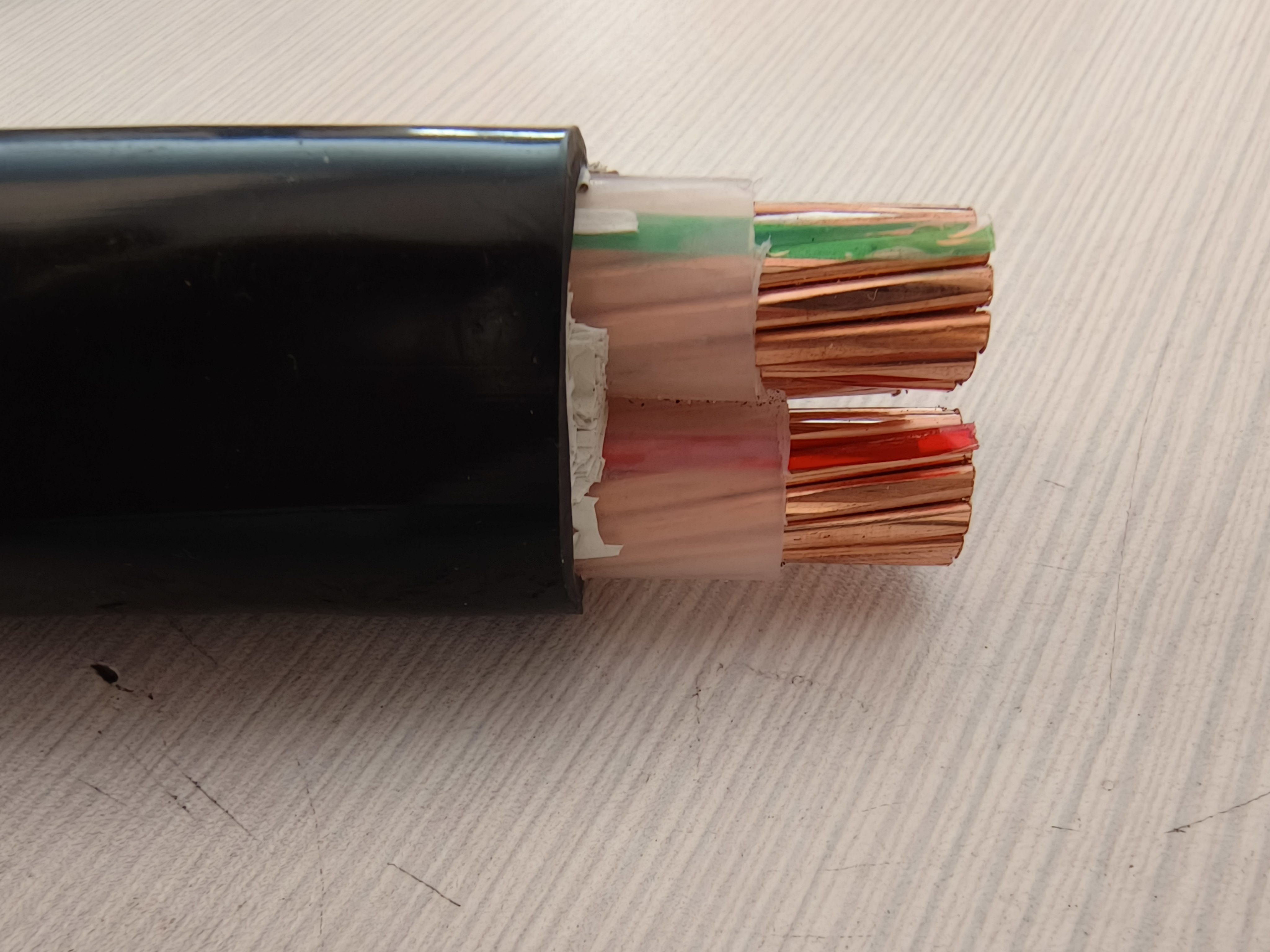 PVC Sheath Copper Single Core 35mm2 250mm2 300mm2 Unarmoured Xlpe Power Cable