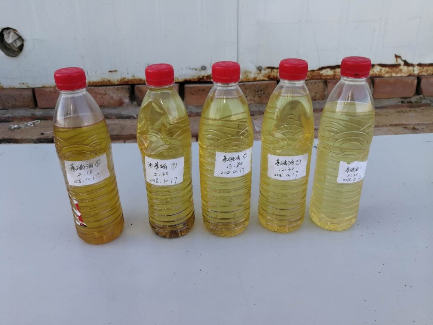 Molecular distillation waste motor oil recycled plant Crude oil from diesel