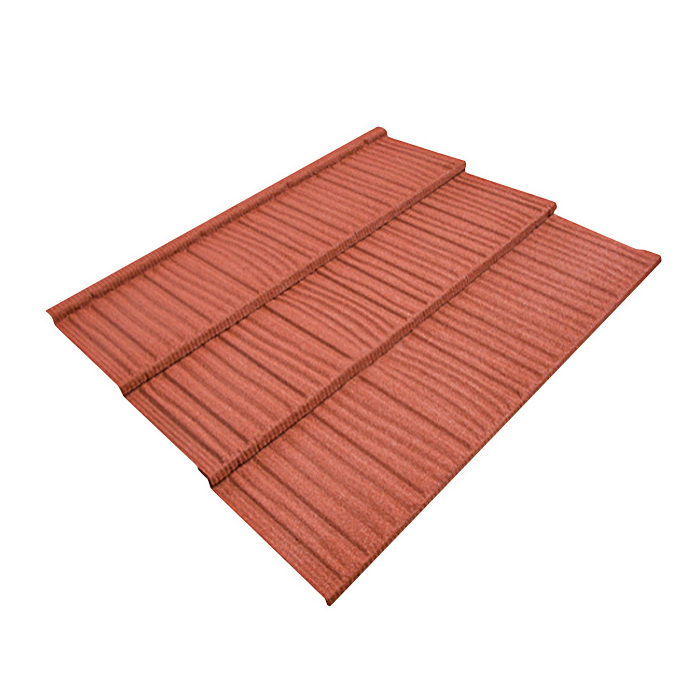 Customized Stone Coated Metal Roofing Tile  modern design Stone Coated Roof Tiles Roof Sheets Building Materials