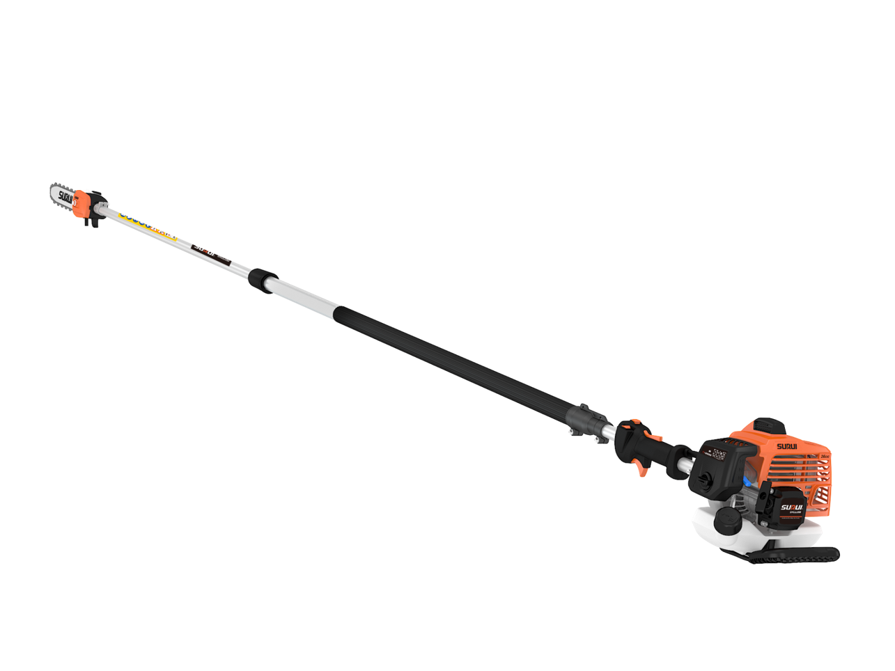 Pole chainsaw 2.8-4.1 meters super power gasoline pole chain saw 33cc engine powered trees pruning saw