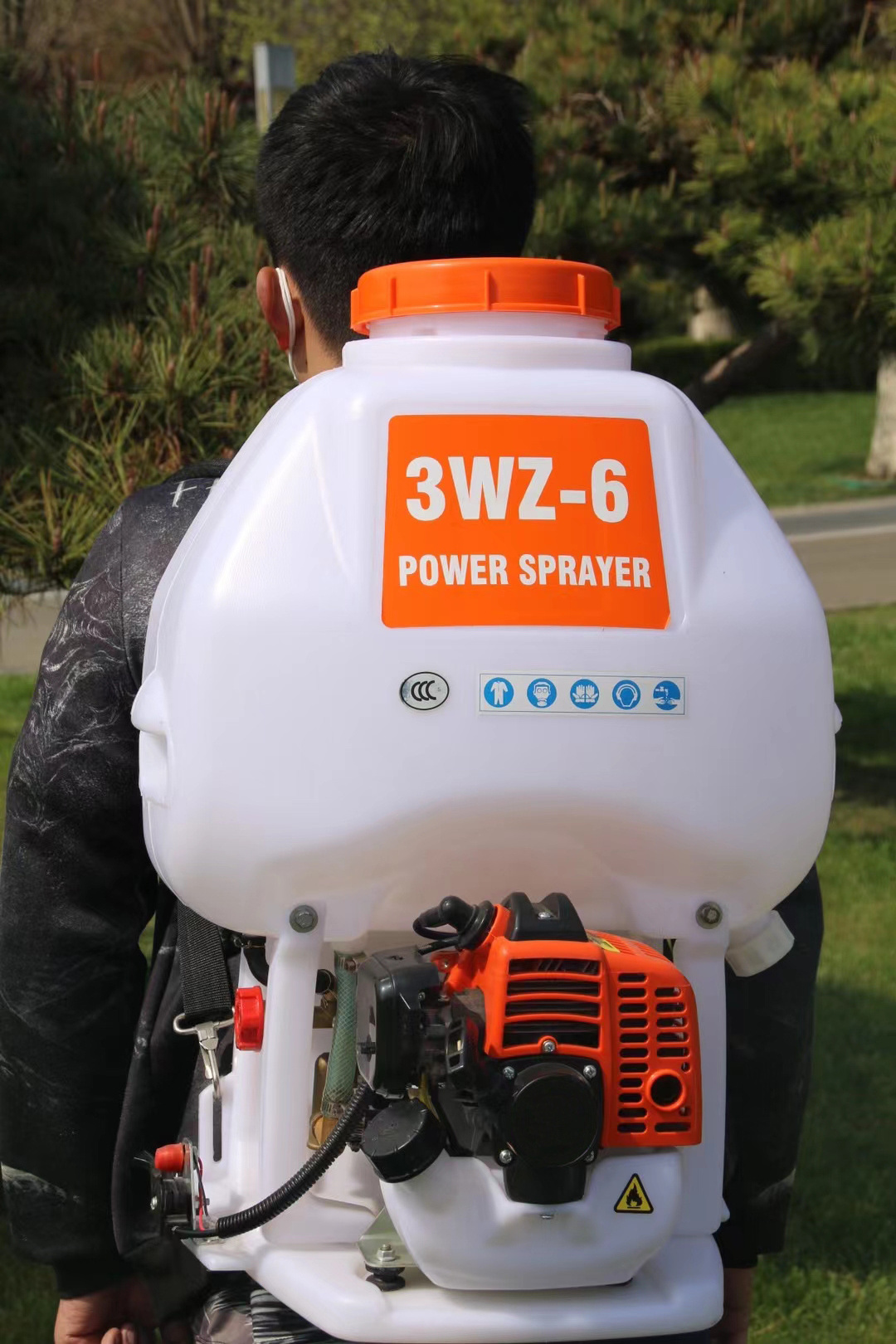 High quality powerful agricultural TU-26/1E32F 2 stroke 20 liters knapsack gasoline engine power sprayer