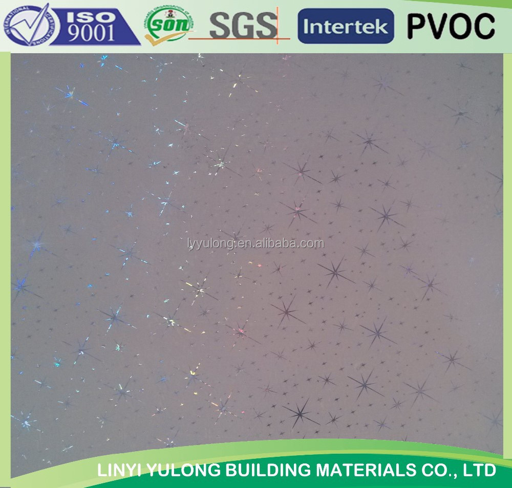 New laser design gypsum ceiling board