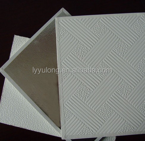 Vinyl Coated Gypsum Ceiling Tiles