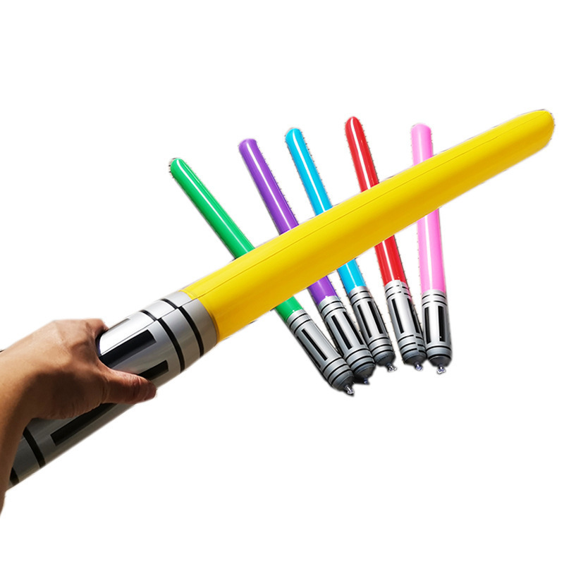 2023 Hot Sale Costume Fancy Dress Party Inflatable Lightsaber PVC Inflatable Laser Swords For Kids