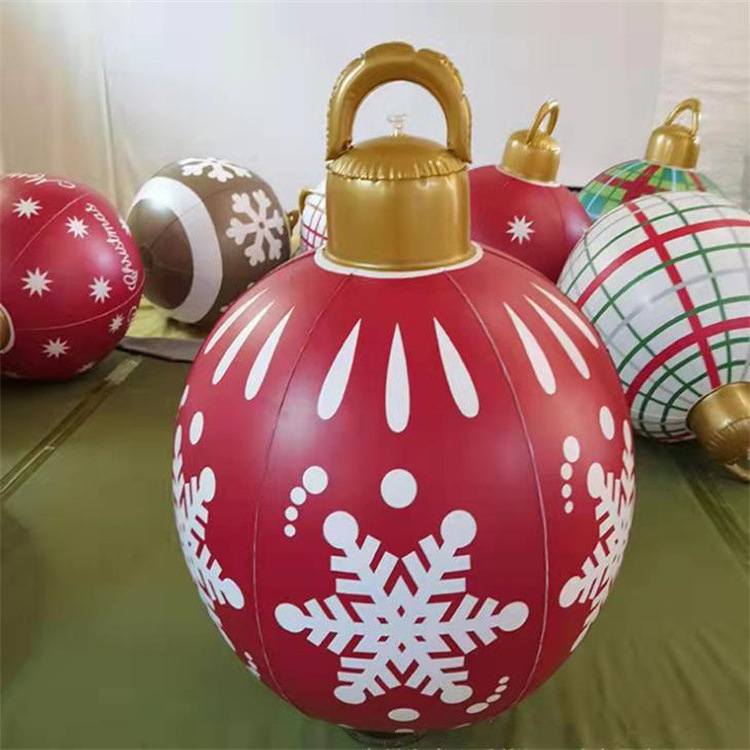 Hot Sale PVC Giant Inflatable Christmas Balls Large Outdoor Christmas Inflatable Ornament Christmas Ball