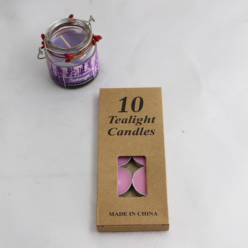 Factory Wholesale 10 Pcs Tea Light Candles Birthday Wedding Confession Home Decoration Mini Scented Candle