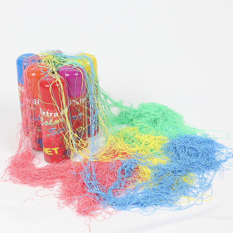 Environmental Protection Flame Retardant Material Party Crazy String Spray Flying Snow Christmas Birthday Party Streamer Spray