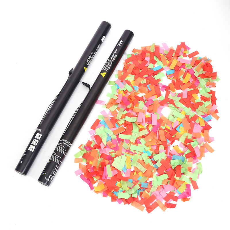 High Quality 80cm Electronic Confetti Cannon Popper Bar Party Supplies Gender Reveal Co2 Confetti Cannon Wholesale