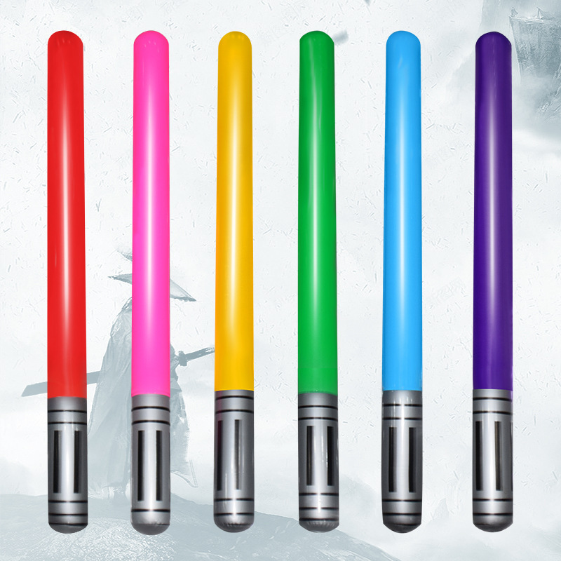 2023 Hot Sale Costume Fancy Dress Party Inflatable Lightsaber PVC Inflatable Laser Swords For Kids