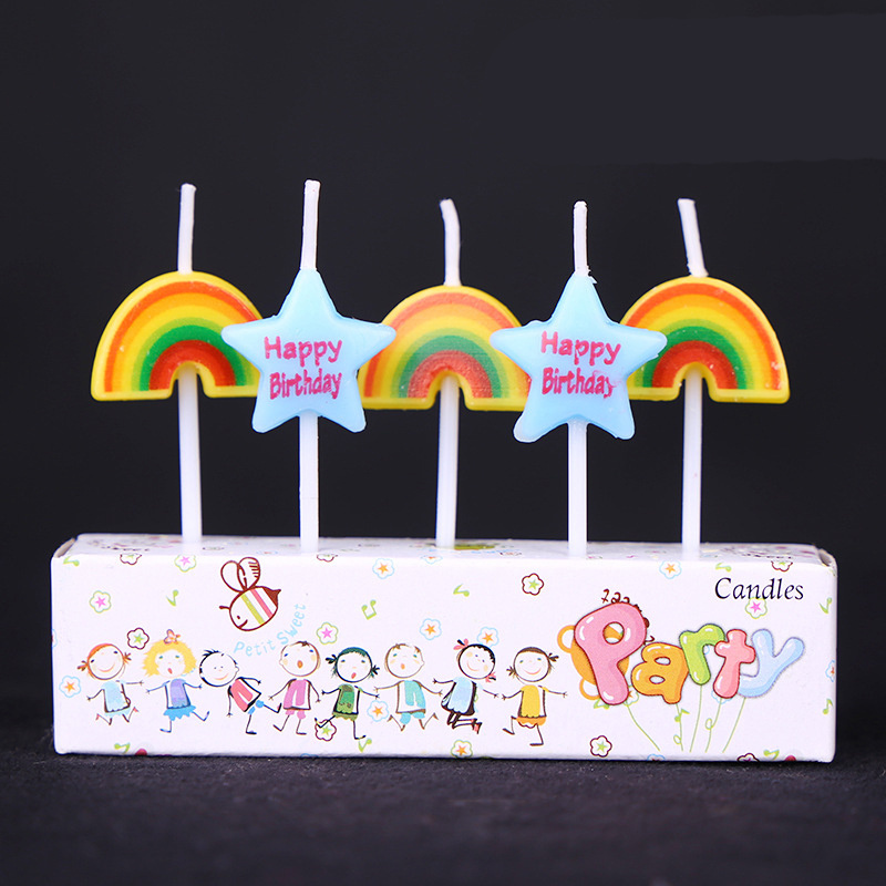 Wholesale Cute Cartoon Birthday Candles Creative Party Cake Decorating Kids Birthday Candles