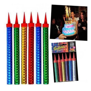 Hot Sale Ice Fountain Sparkler Birthday Cake Candles Wedding Bar Party Cake Firework Candle Wholesale