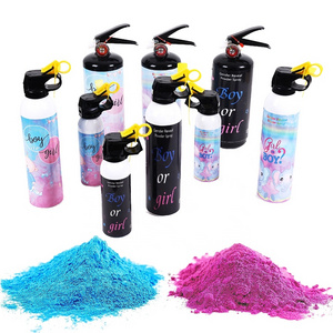 Hot Sale Gender Reveal Fire Extinguisher Smoke Cannon Boy Or Girl Cornstarch Gender Reveal Party Spray Wholesale