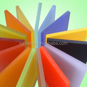 cast Curved fluorescent acrylic sheet acrylic sheet 2mm-50mm fluorescent light acrylic diffuser sheet