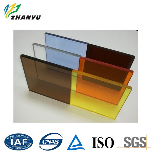 Heat resistant color plastic transparent perspex pmma cast acrylic sheet