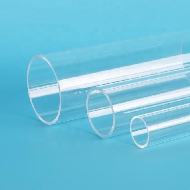 ZHANYU High Quality Transparent Clear Polycarbonate Pipe Colorful PVC PC PMMA Acrylic Plastic Tube