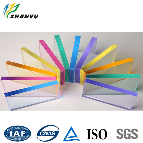 Heat resistant color plastic transparent perspex pmma cast acrylic sheet